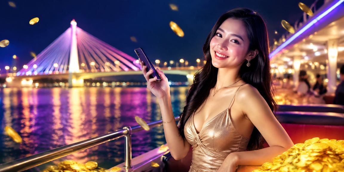 Không gian casino neon hiện đại tại Cần Thơ trên ứng dụng di động