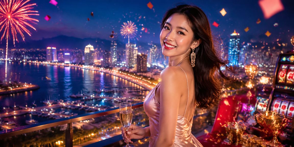 Không gian casino neon lung linh về đêm tại Nha Trang